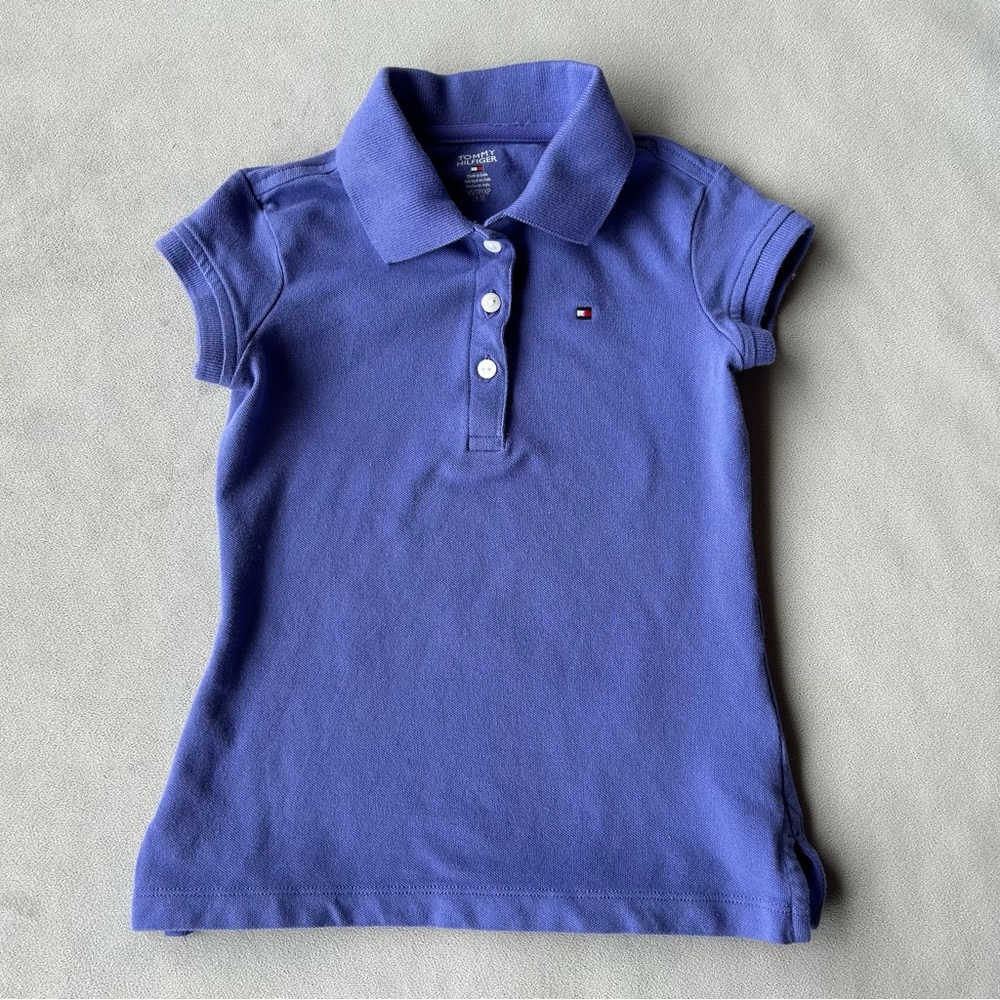 Tommy Hilfiger ~ Polo ~ Girls Size XS (4-5) ~ Purple